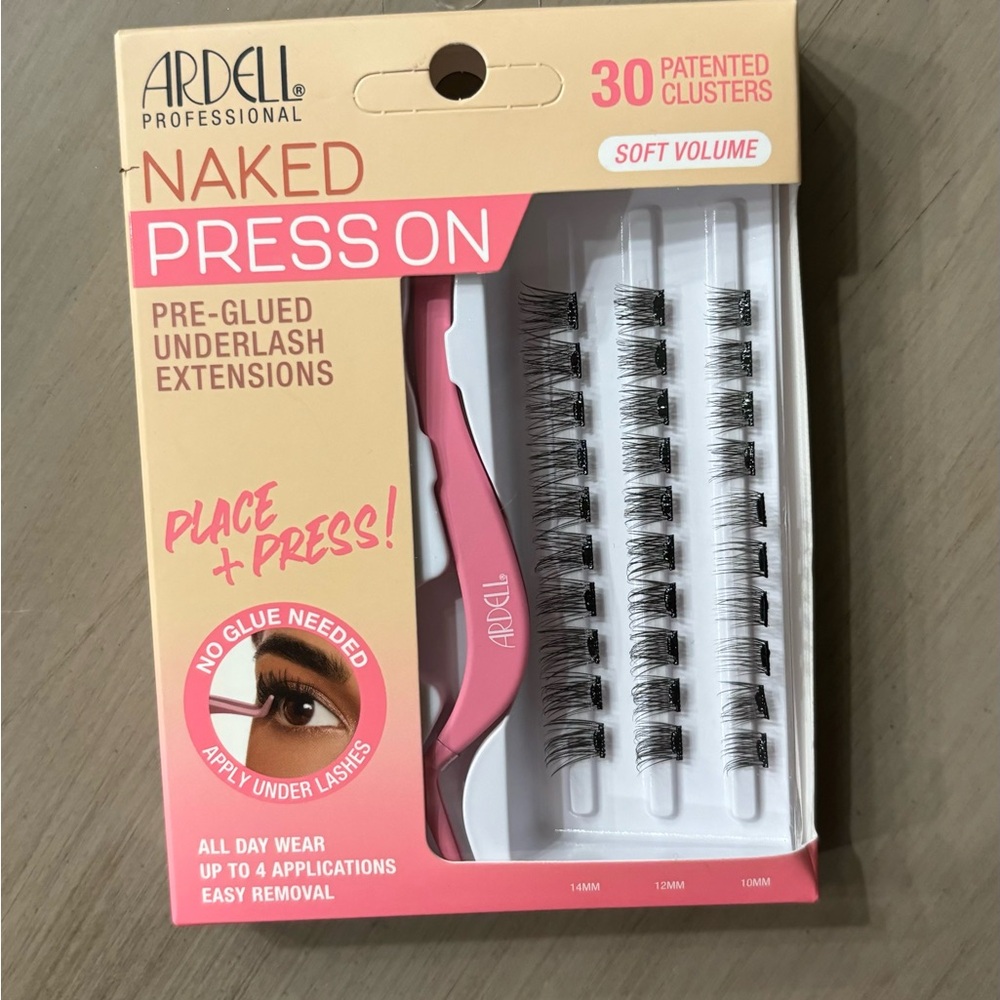 ARDEL®
PROFESSIONAL
NAKED
PRESSON
PRE-GLUED
UNDERLASH
EXTENSIONS